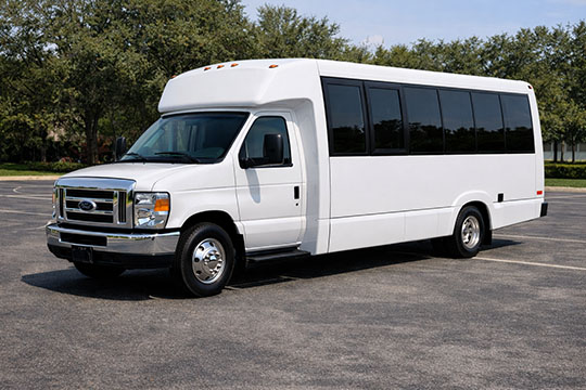 18-passenger minibus available for charter in Downers Grove, IL